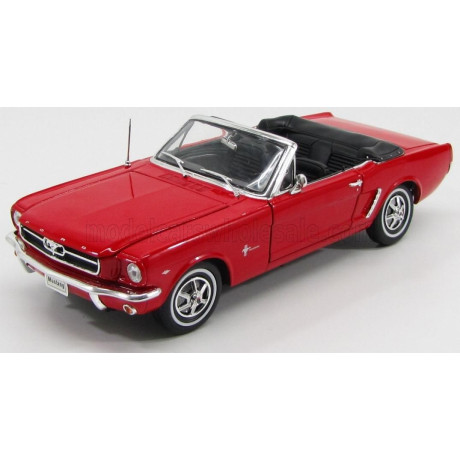 WELLY FORD USA MUSTANG CABRIOLET 1964 - RED 1/18