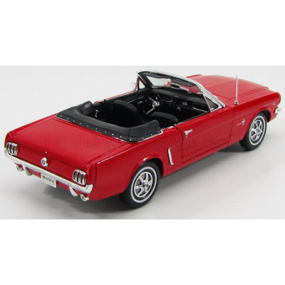 WELLY FORD USA MUSTANG CABRIOLET 1964 - RED 1/18