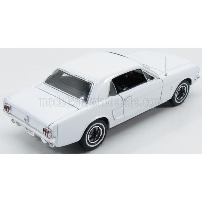WELLY FORD USA MUSTANG 1/2 HARD-TOP 1964 - WHITE 1/18