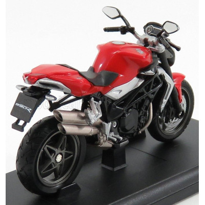 WELLY MV AGUSTA BRUTALE 990R 2012 - RED BLACK 1/18