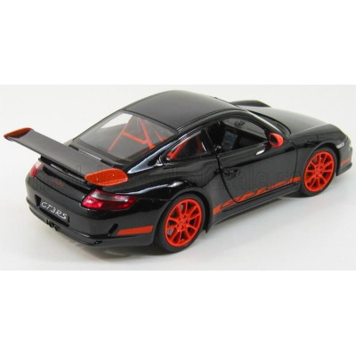 WELLY PORSCHE 911 997 GT3RS 2010 - BLACK ORANGE 1/18