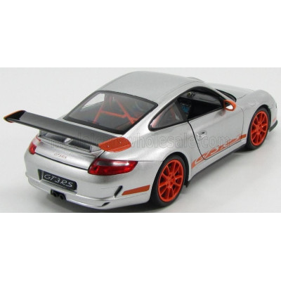 WELLY PORSCHE 911 997 GT3RS 2010 - SILVER ORANGE 1/18