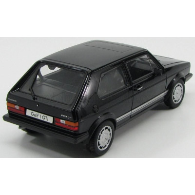 WELLY VOLKSWAGEN GOLF I GTI PIRELLI 2-DOOR 1983 - BLACK 1/18