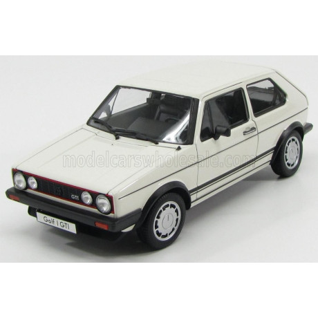 WELLY VOLKSWAGEN GOLF I GTI PIRELLI 2-DOOR 1983 - WHITE 1/18