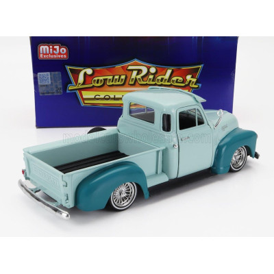 WELLY CHEVROLET 3100 PICK-UP LOW RIDER 1953 - 2 TONE GREEN 1/24