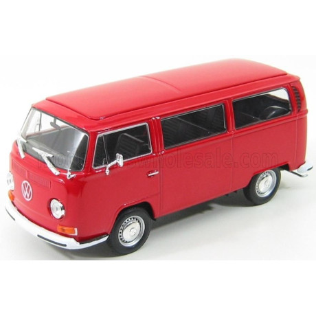 WELLY VOLKSWAGEN T2 MINIBUS 1972 - RED 1/24