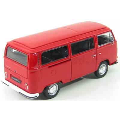 WELLY VOLKSWAGEN T2 MINIBUS 1972 - RED 1/24