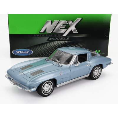 WELLY CHEVROLET CORVETTE 1963 - BLUE 1/24