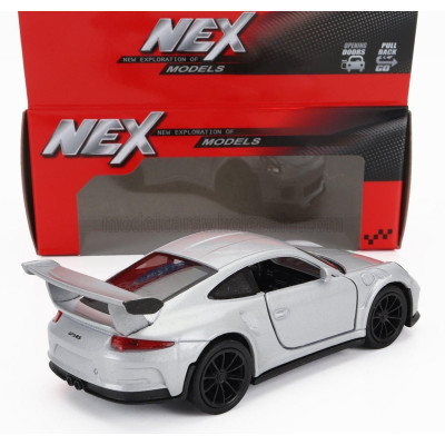 WELLY PORSCHE 911 991 GT3 RS COUPE 2014 - SILVER 1/34