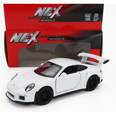 WELLY PORSCHE 911 991 GT3 RS COUPE 2014 - WHITE 1/34