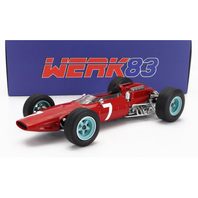 WERK83 FERRARI F1  158 TEAM SCUDERIA FERRARI N 7 WORLD CHAMPION WINNER GERMANY GP 1964 JOHN SURTEES - RED 1/18