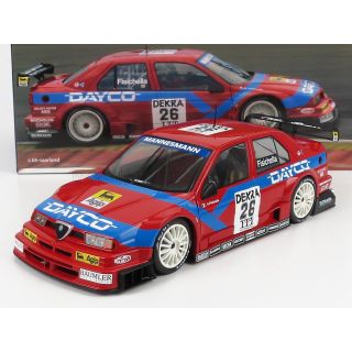WERK83 ALFA ROMEO 155 V6 TI TEAM ALFA CORSE N 26 DTM ITC 1995 GIANCARLO FISICHELLA - RED BLUE 1/18
