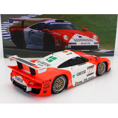 WERK83 PORSCHE 911 3.2L GT1 EVO TEAM  N 17 FIA GT CHAMPIONSHIP 1997 EMMANUEL COLLARD - MAURO BALDI - RED WHITE 1/18