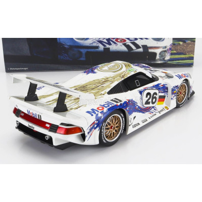 WERK83 PORSCHE 911 GT1 3.2L TURBO TEAM PORSCHE AG MOBIL1 N 26 3rd 24h LE MANS 1996 Y.DALMAS -  K.WENDLINGER - S.GOODYEAR - WHITE