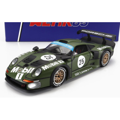 WERK83 PORSCHE 911 GT1 3.2L TURBO TEAM PORSCHE AG MOBIL1 N 25 PRE QUALIFYING 2nd 24h LE MANS 1996 THIERRY BOUTSEN - HANS JOACHIM