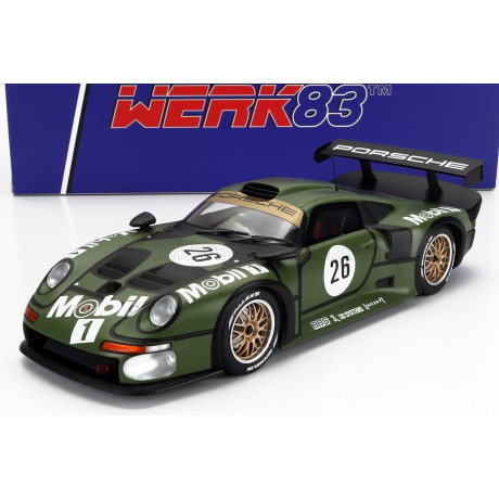 WERK83 PORSCHE 911 GT1 3.2L TURBO  TEAM PORSCHE AG MOBIL1 N 26 PRE QUALIFYING 24h LE MANS 1996 Y.DALMAS - H.J.STUCK - K.WENDLING