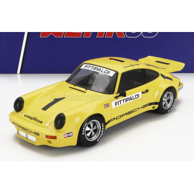 WERK83 PORSCHE 911 CARRERA 3.0 RSR N 1 IROC RIVERSIDE 1973 EMERSON FITTIPALDI - YELLOW 1/18