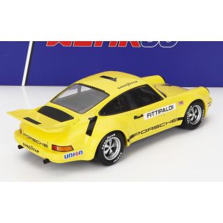 WERK83 PORSCHE 911 CARRERA 3.0 RSR N 1 IROC RIVERSIDE 1973 EMERSON FITTIPALDI - YELLOW 1/18