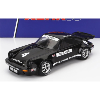 WERK83 PORSCHE 911 CARRERA 3.0 RSR N 14 IROC RIVERSIDE 1973 GEORGE FOLLMER - BLACK 1/18