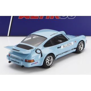 WERK83 PORSCHE 911 CARRERA 3.0 RSR N 9 IROC RIVERSIDE 1974 BOBBY ALLISON - LIGHT BLUE 1/18