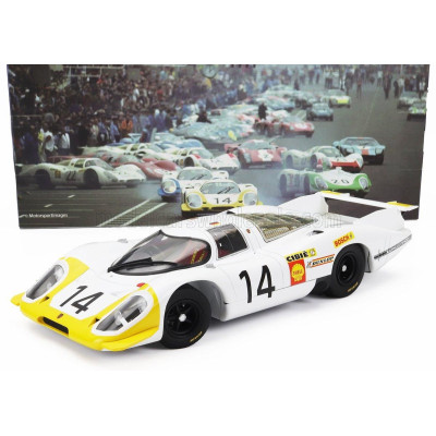 WERK83 PORSCHE 917LH 4.5L TEAM PORSCHE SYSTEM ENGENEERING N 14 24h LE MANS 1969 ROLF STOMMELEN - KURT AHRENS Jr. - WHITE YELLOW