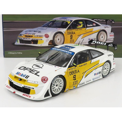 WERK83 OPEL CALIBRA V6 4x4 TEAM JOEST N 9 DTM ITC 1995 M.REUTER - WHITE YELLOW 1/18