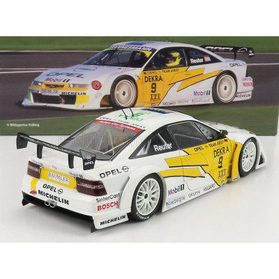 WERK83 OPEL CALIBRA V6 4x4 TEAM JOEST N 9 DTM ITC 1995 M.REUTER - WHITE YELLOW 1/18
