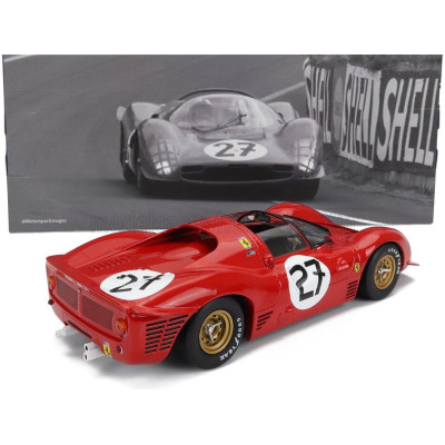 WERK83 FERRARI 330 P3 4.0L V12 SPIDER TEAM N.A.R.T. NORTH AMERICAN RACING N 27 24h LE MANS 1966 PEDRO RODRIGUEZ - RICHIE GINTHER