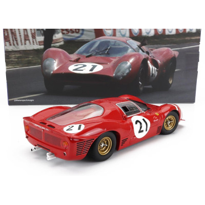 WERK83 FERRARI 330 P3 4.0L V12 COUPE TEAM FERRARI SEFAC N 21 24h LE MANS 1966 LORENZO BANDINI - JEAN GUICHET - RED 1/18
