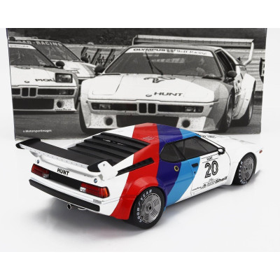 WERK83 BMW M1 M88 3.5L TEAM BMW MOTORSPORT N 20 PROCAR SERIES 1979 JAMES HUNT - WHITE BLUE RED 1/18