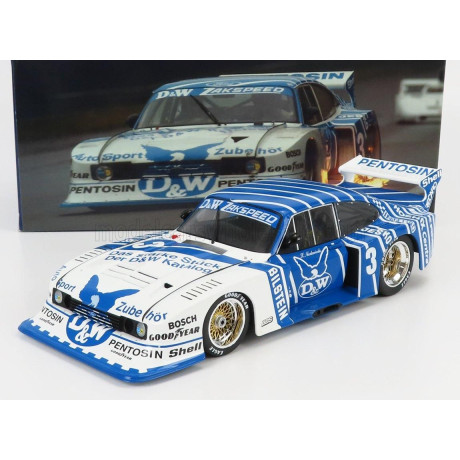 WERK83 FORD ENGLAND CAPRI TURBO Gr.5 ZAKSPEED N 3 DRM 1982 KLAUS NIEDZWIEDZ - WHITE BLUE 1/18