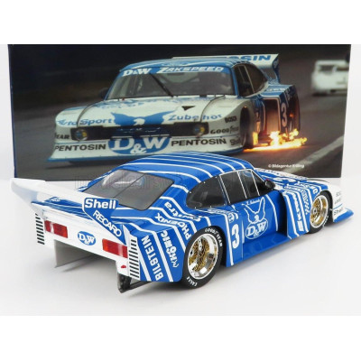 WERK83 FORD ENGLAND CAPRI TURBO Gr.5 ZAKSPEED N 3 DRM 1982 KLAUS NIEDZWIEDZ - WHITE BLUE 1/18