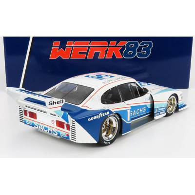 WERK83 FORD ENGLAND CAPRI TURBO Gr.5 TEAM SACHS N 52 DRM 1979 HERALD ERTL - WHITE LIGHT BLUE 1/18