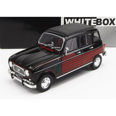 WHITEBOX RENAULT R4L PARISIENNE 1964 - BLACK RED 1/24