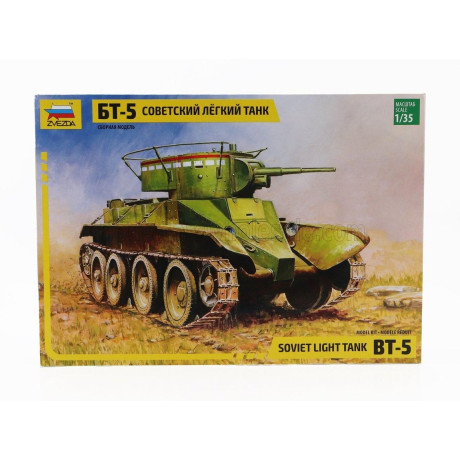 ZVEZDA TANK BT-5 SOVIET LIGHT TANK MILITARY 1945 1/35