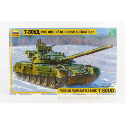 ZVEZDA TANK T-80UD MILITARY RUSSIAN MAIN BATTLA 1945 1/35