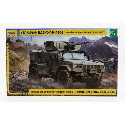 ZVEZDA KAMAZ TYPHOON VDV 4x4 K-4386 MILITARY 2010 1/35