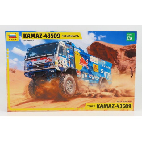 ZVEZDA KAMAZ 43509 TRUCK N 509 RALLY DAKAR 2022 ANDREY KARGINOV - ANDREY MOKEEV 1/35