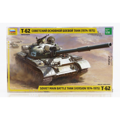 ZVEZDA TANK T-62 SOVIET MAIN BATTLE TANK MILITARY 1974 1/35