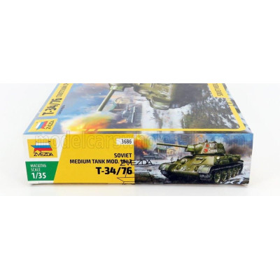 ZVEZDA KAMPFPANZER T-34/76 TANK MILITARY 1942 1/35