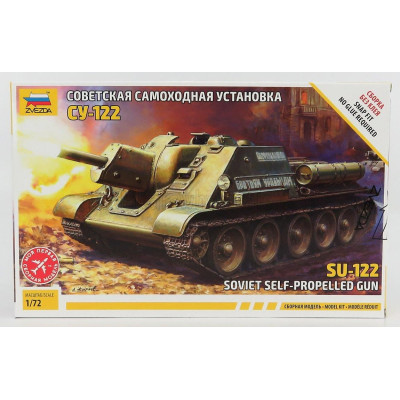 ZVEZDA UZTM SU-122 MILITARY TANK 1944 1/72
