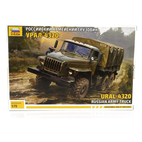 ZVEZDA URAL 4320 RUSSIAN TRUCK MILITARY 1/72