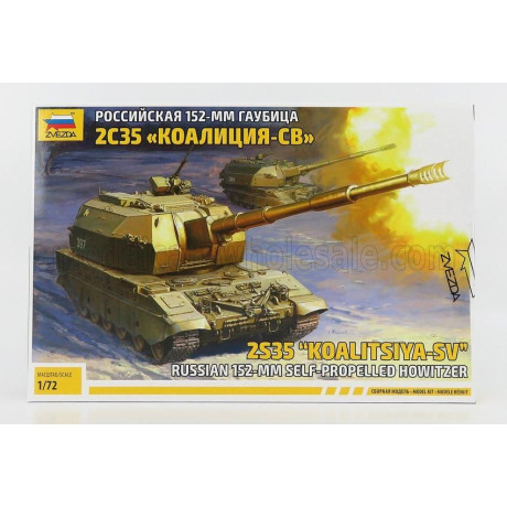 ZVEZDA TANK 2S 35 KOALITSIYA-SV MILITARY 2022 1/72