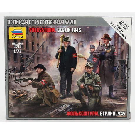 ZVEZDA FIGURES SOLDATI - SOLDIERS MILITARY BERLIN 1945 1/72