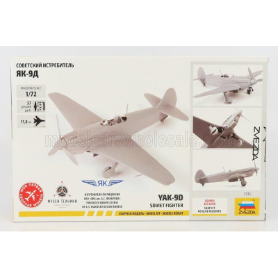 ZVEZDA YAKOVLEV YAK-9D MILITARY SOVIET FIGHTER 1/72