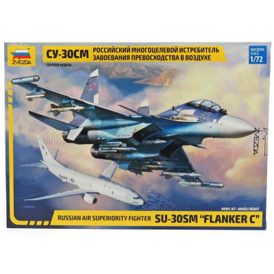 ZVEZDA SUKHOI SU-30SM FLANKER C AIRCRAFT - CACCIA BOMBARDIERE - MILITARY 1/72