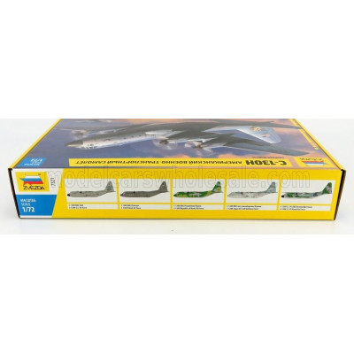 ZVEZDA LOCKHEED MARTIN C-130H HERCULES AEREO DA TRASPORTO MILITARE 1954 - USA AIR FORCE AIRPLANE - GREY 1/72