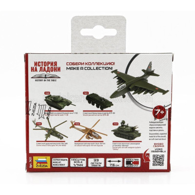 ZVEZDA SUKHOI SU-25 FROGFOOT AIRPLANE MILITARY 1981 1/144