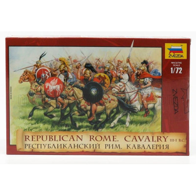 ZVEZDA FIGURES BATTLE WAR - REPUBLICAN ROME CAVALRY 1/72