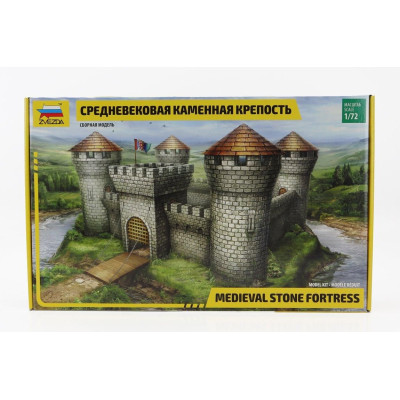 ZVEZDA ACCESSORIES MEDIEVAL STONE FORTRESS 1/72